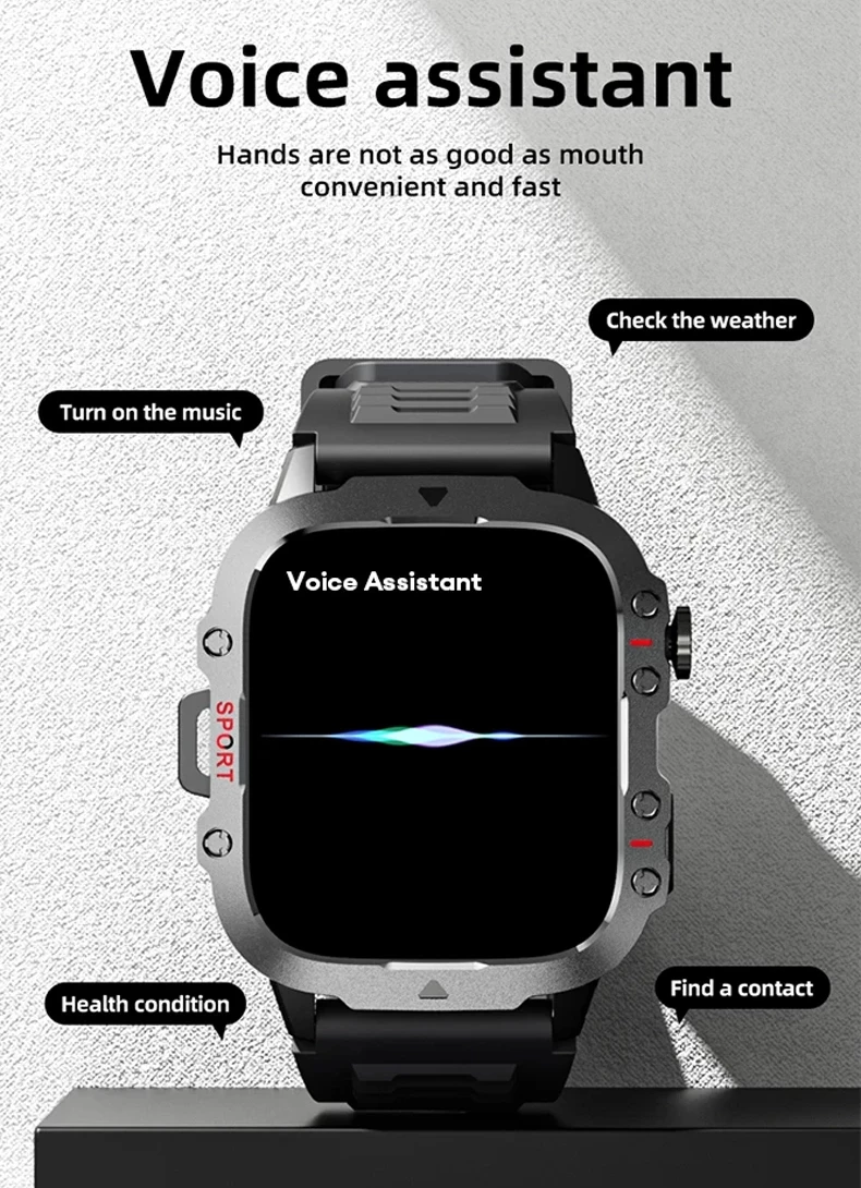 IKANZ™ Rugged Sports Smartwatch
