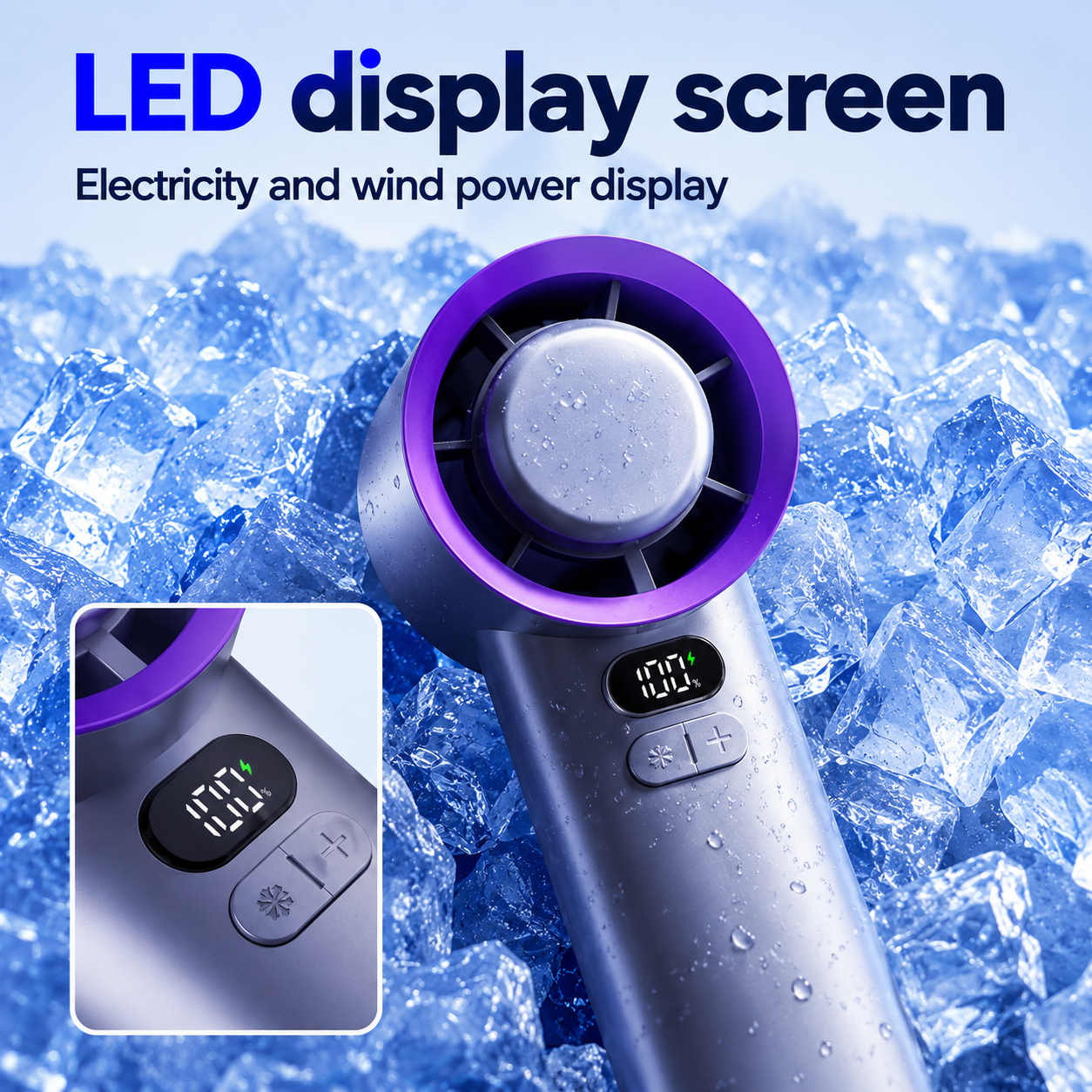 IKANZ™  High-Speed  Portable Handheld Cooling Fan 