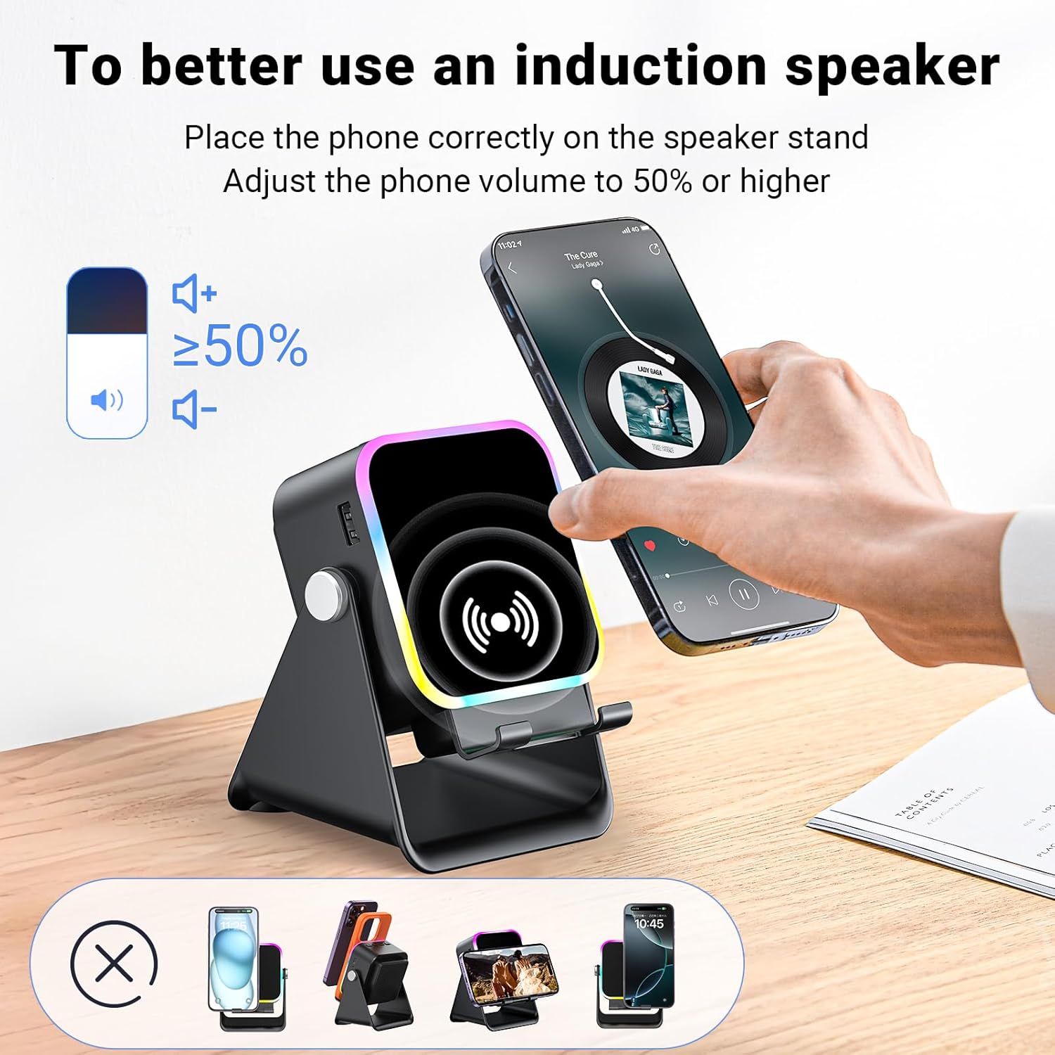 IKANZ™ 5‑in‑1 PowerDock Speaker | Built‑in PowerBank